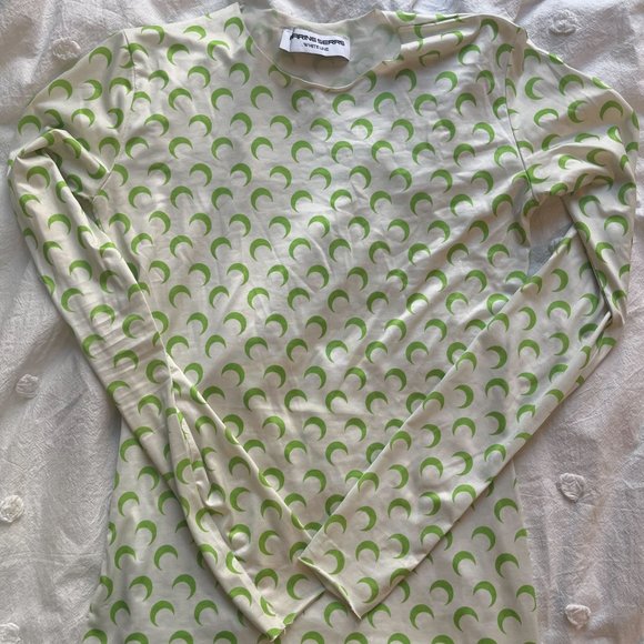 Marine Serre Tops - Marine Serre Second Skin Moon Top
